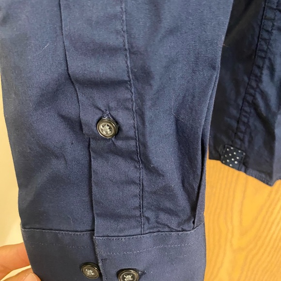 Apt. 9 Blue Lightweight Dress Shirt Size 15 32/33 - Picture 3 of 5